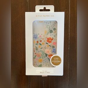 New in Box Rifle Paper Co iPhone 12 mini case